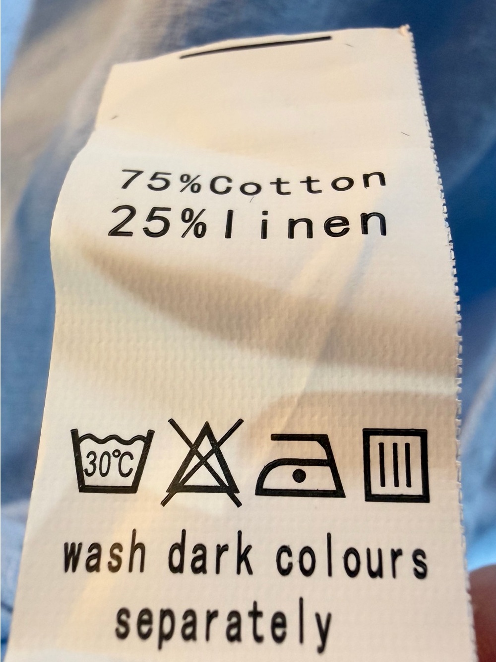 Amazon Women's Light Blue Cotton Linen Blend Pajama Lounge Pants Size Large πΈ - Picture 3 of 8